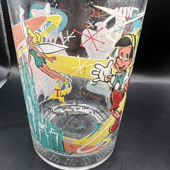 Mcdonalds Disney Glass Vintage 100 Years Mickey Mouse and Friends 16 Oz 2001 - Picture 6 of 10